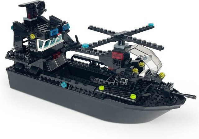 Yiran toy Großes Patrouillenschiff Bausteine Schiffsspielzeug ab 12 Jahren - Bild 1