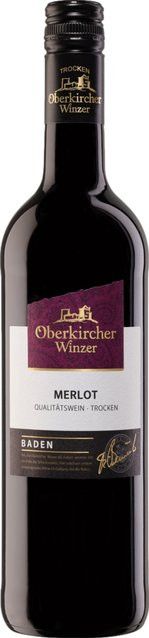 Oberkircher Winzer Merlot Rotwein, Baden, trocken, 2023, 0,75 l - Bild 1
