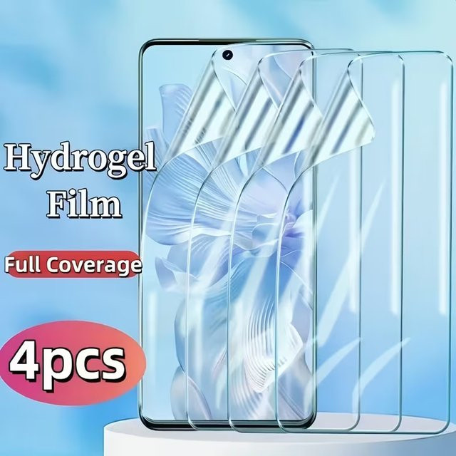 2 bis 4 Stück Hydrogel-Schutzfolien für Xiaomi Poco X8 Pro Max F8 X7 Pro M7 Plus X7 F7 Pro M6 Pro F6 Pro X6 Pro F5 Pro X5 in Transparent mit vollständiger Abdeckung - Bild 1