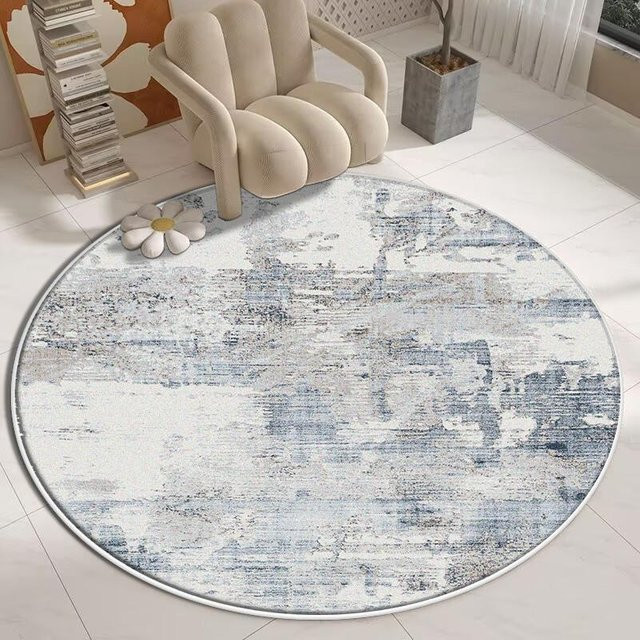 Runder Teppich Karpetti in Multicolour, modern und rutschfest, Durchmesser: 100 cm - Bild 1