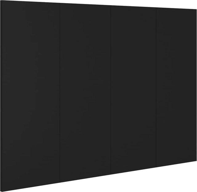 vidaXL Kopfteil aus Holzwerkstoff in Schwarz, B/H: 120 x 80 cm, Tiefe: 1,5 cm - Bild 1