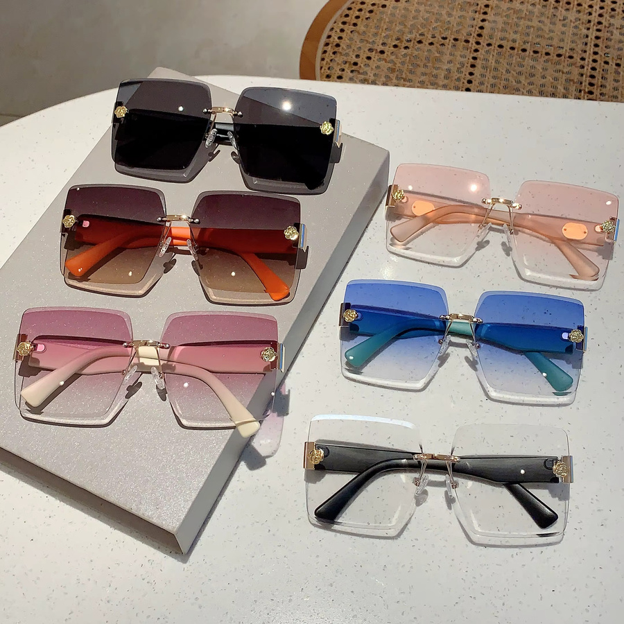 KAMMPT Sonnenbrille, randlos, quadratisch, multicolor, Damen - Bild 2