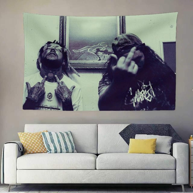 Suicideboys Wandbehang JMG Household Supplies Ästhetische Wandkunst für Schlafzimmer und Wohnzimmer, B: 40 cm, H: 60 cm, Mehrfarbig - Bild 1