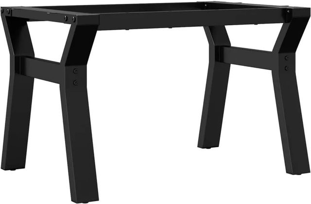 vidaXL Couchtisch-Gestell in Y-Form aus pulverbeschichtetem Stahl in Schwarz, B/T/H: 60 x 40 x 38 cm - Bild 1
