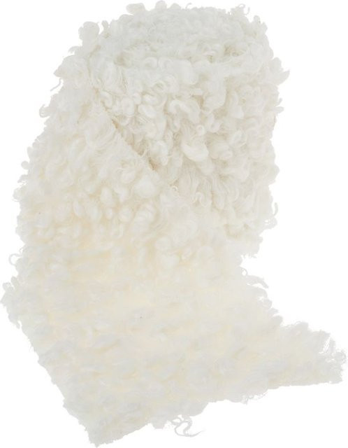 VBS Kunstfellband Curly in Weiß mit Löckchen aus Polyester - Bild 1