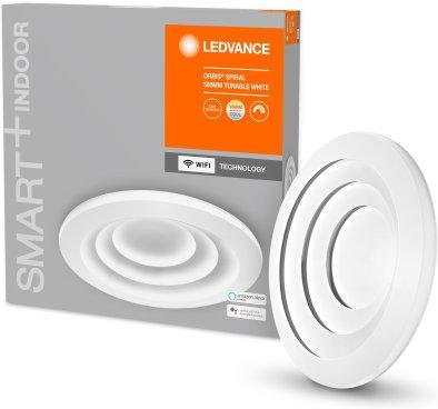 Ledvance Smart+ Orbis Wifi Spiral LED Deckenleuchte Tunable White, Grau/Weiß, Durchmesser: 50 cm, 32W - Bild 1