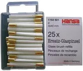 Hansa Ersatzglaspinsel Glasradierer in Weiß - Bild 1