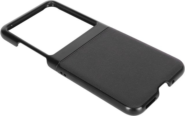 Leder Klapphandyhülle für Motorola Razr 40 Ultra in Grau mit vollem Schutz und Anti-Sturz-Funktion - Bild 1