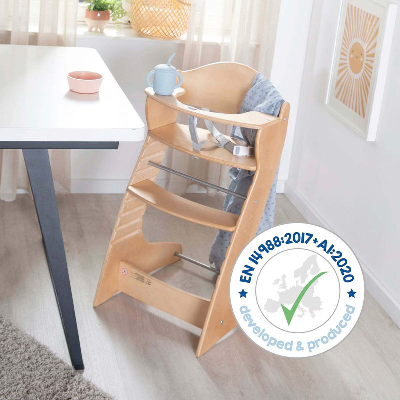 Roba Treppenhochstuhl Chair Up aus Holz mit Armlehnen in modernem Design - Bild 3