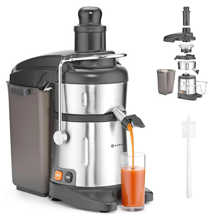 Hendi Entsafter für Obst und Gemüse mit 700 W und 3000 U/min 221105