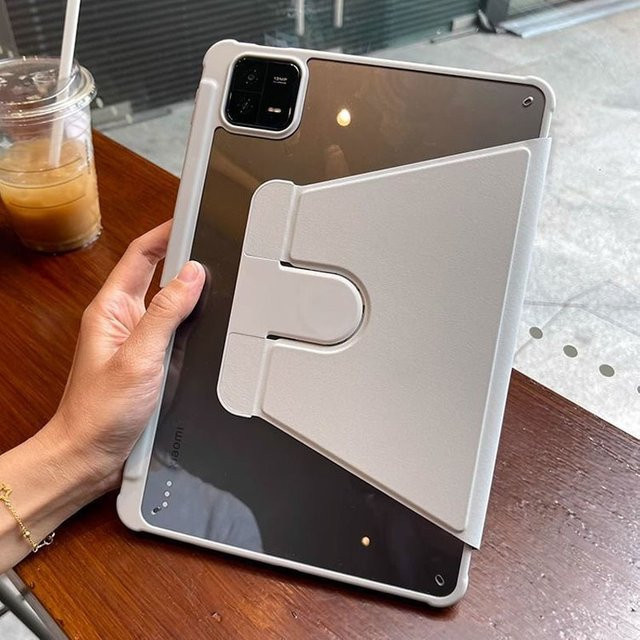 Stoßfeste Smart Case für Xiaomi Redmi Pad SE und Pad Pro in Pink - Bild 1