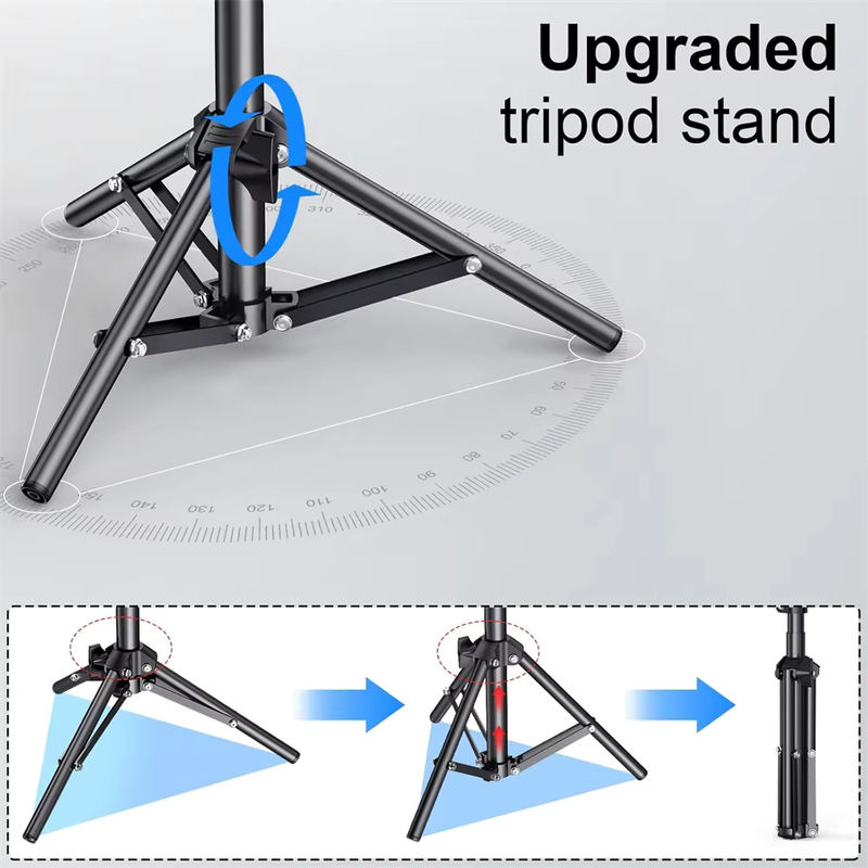 Starlink Mini V4 Stativhalterung mit Adapter in Schwarz, höhen- und neigungsverstellbar, tragbar und robust für Wohnmobil, Zuhause und Outdoor-Camping - Bild 3