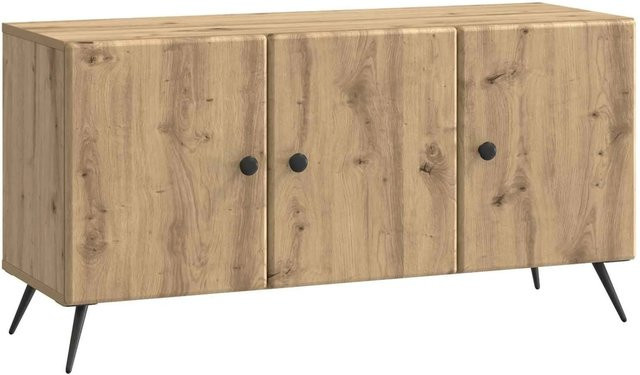 vidaXL TV-Schrank Artisan-Eiche in Braun, B/T/H: 99 x 34,5 x 50 cm - Bild 1