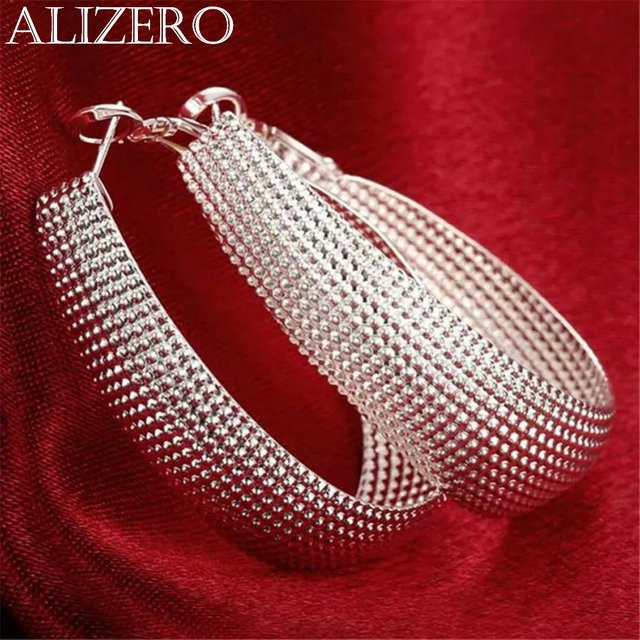 ALIZERO Creolen, 925 Silber, Damen - Bild 1