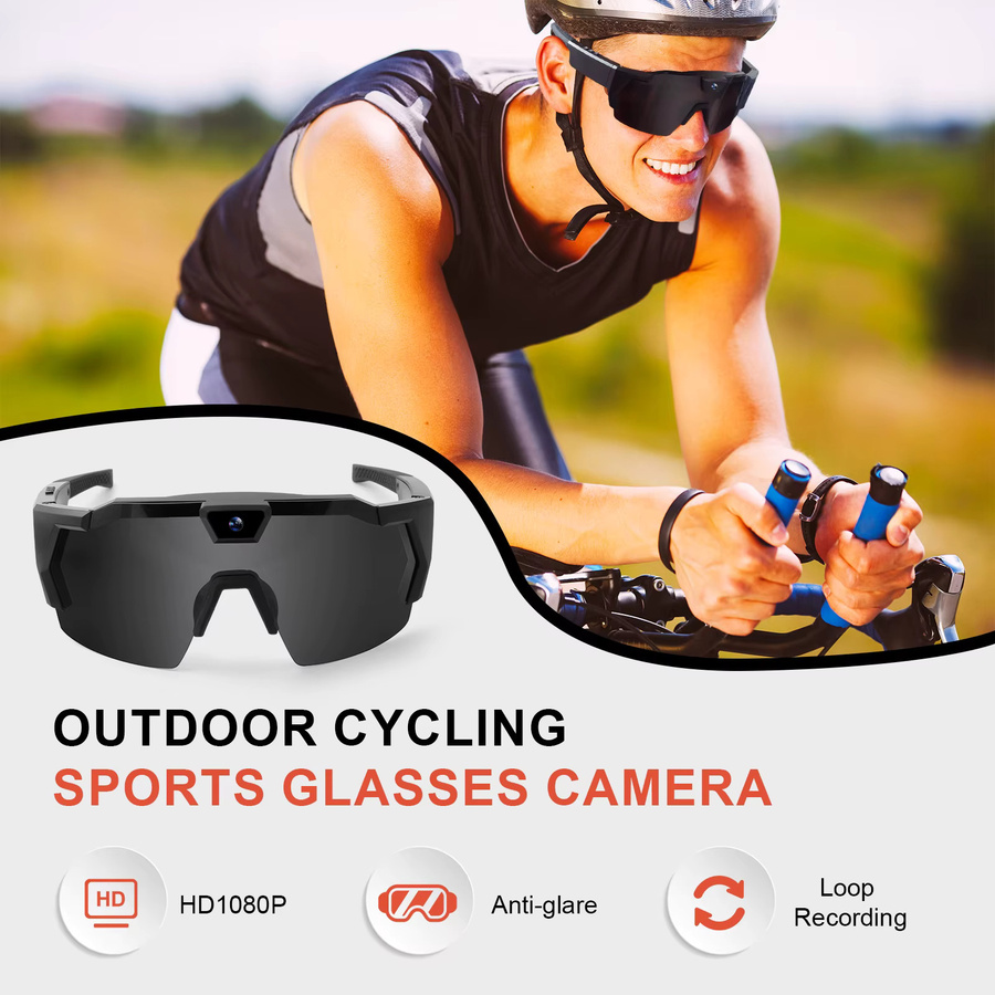 DIXSG HD Smart Video Brille mit Action Kamera und Wifi in Blau - Bild 5
