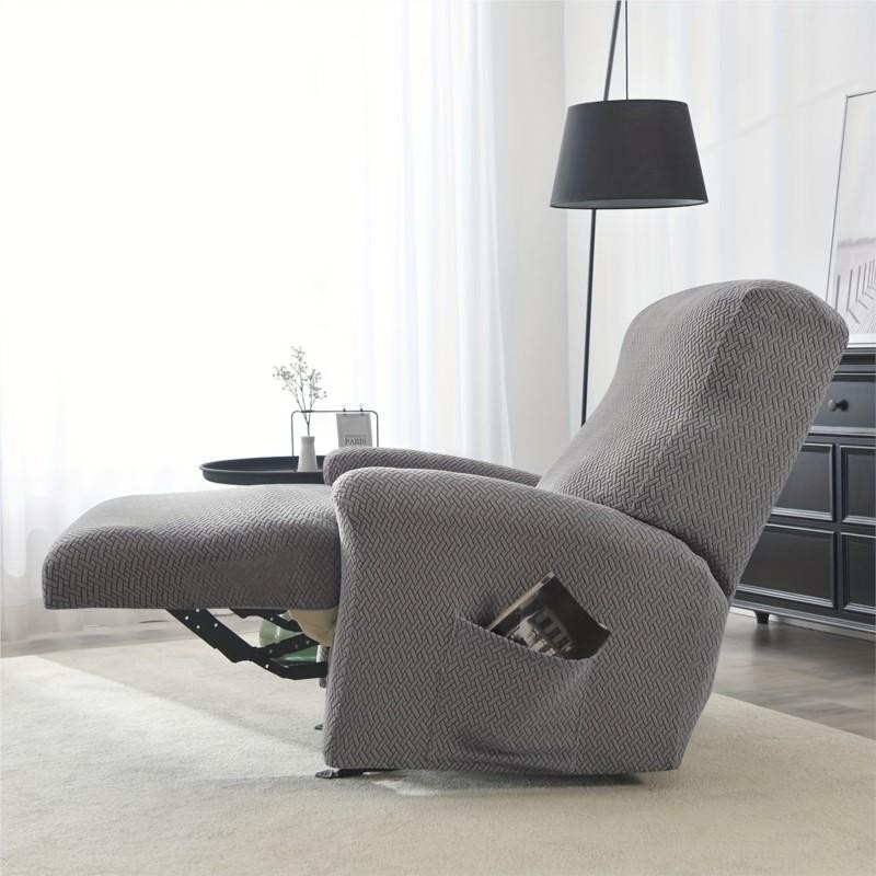 4er-Set rutschfeste Sessel-Schonbezüge aus Jacquard-Stretch-Spandex für 1-Sitzer, Pastoral Europe Klassiker im amerikanischen Stil, 100% Polyester - Bild 1