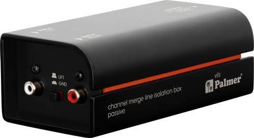 Palmer Audio RIVER vils Line-Isolatoren Adapter mit 3,5 mm Klinke in Schwarz - Bild 1