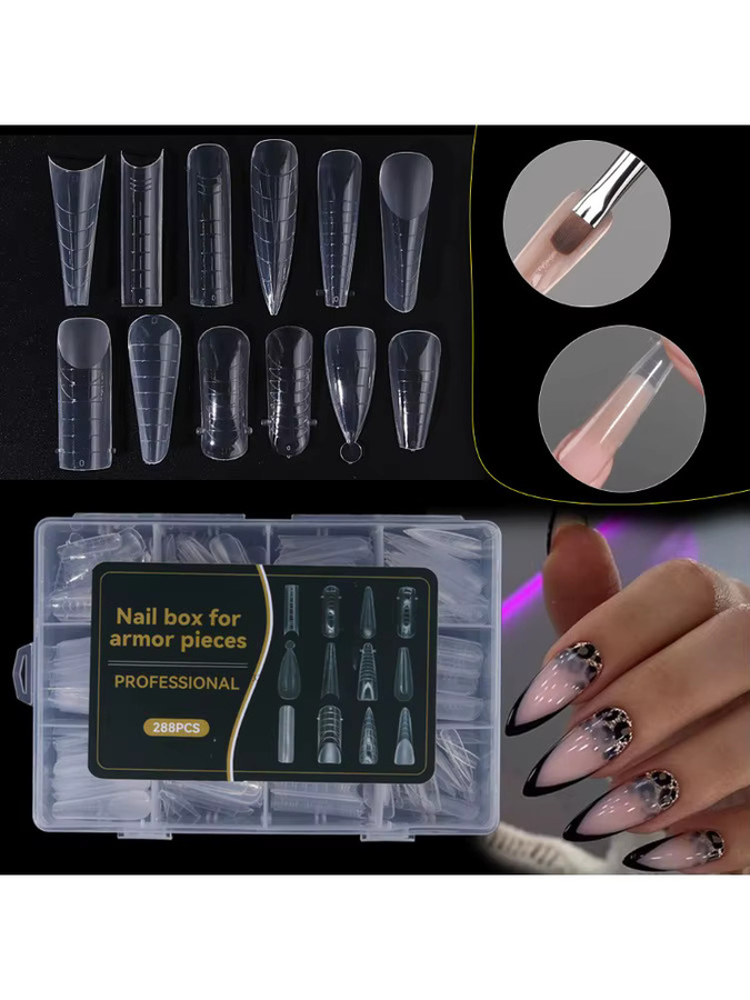 SWEET TREND Nagelformen, 288 Stück, 12 Arten, 12 Größen, Maniküre-Zubehör - Bild 6