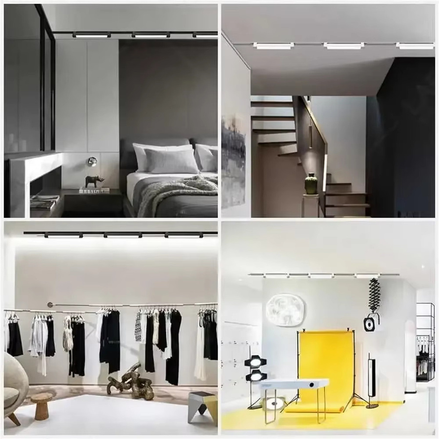 LANGYUE LED-Schienenstrahler COB-Flutlichtstrahler in Schwarz für Wohnzimmer und Bekleidungsgeschäfte - Bild 6
