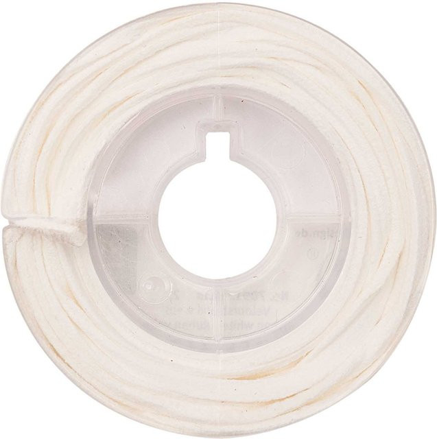Rico Design Veloursband Weiß 2 x 1 mm x 2,5 m - Bild 1