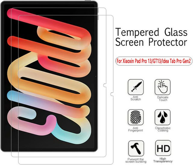 Lenovo Xiaoxin Pad Pro 13 / GT13 2026 Panzerglasfolie für Idea Tab Pro Gen2 TB376FC/TB378FC, transparent, 13 Zoll - Bild 1