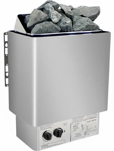 Stilform Thermolux Saunaofen mit integrierter Steuerung, 6 kW, Gunmetal/Grau/Silber - Bild 1