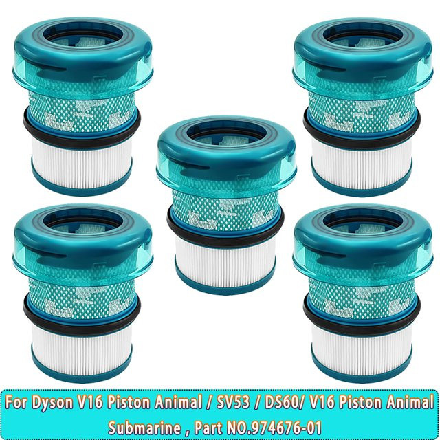 OSSIEAO Filterzubehör kompatibel mit Dyson V16 Piston Animal, Dyson V16 Piston Animal Submarine SV53 und DS60 974676-01 Staubsaugerteilen - Bild 1