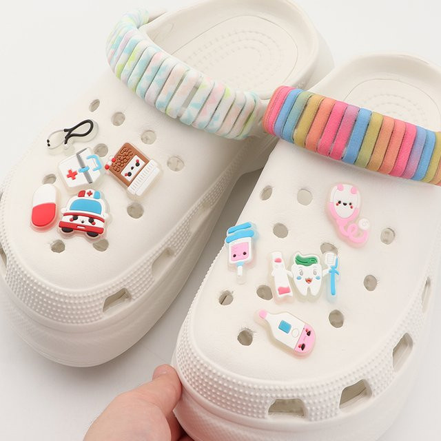 SMATLELF Schuh Charms, Stethoskop, Spritze, Pille, Unisex - Bild 1