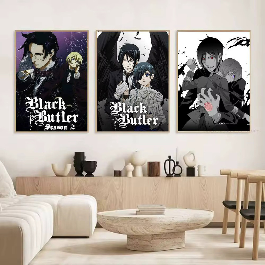 Wasserfeste Anime Black Butler-r HD Wanddekoration in Multicolour für dein Zuhause - Bild 4