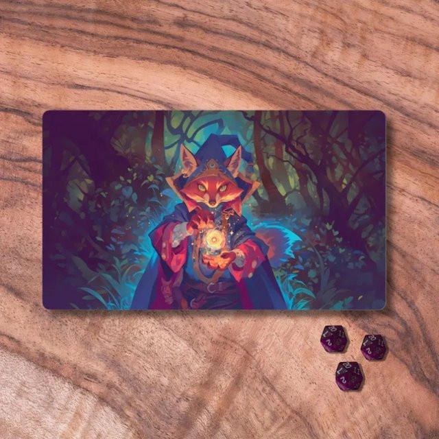 VIKAMA Magic: The Gathering Fox Warlock Spielmatte, Zubehör, Fantasy, Bunt / Mehrfarbig - Bild 1