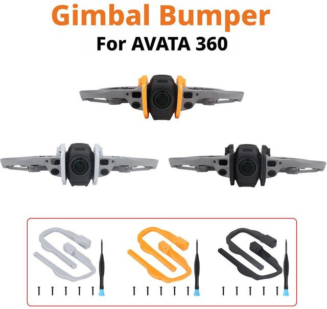 DJI Avata Anti-Kollisions-Gimbal-Stoßfänger und Linsenschutz in Orange - Bild 1