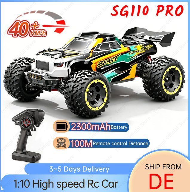 ZLL SG110 PRO Hochgeschwindigkeits-Drift-Rennwagen, 1/10, 4WD, RC Offroad-Auto, 40KM/H, Bürstenmotor, Monstertruck - Bild 1