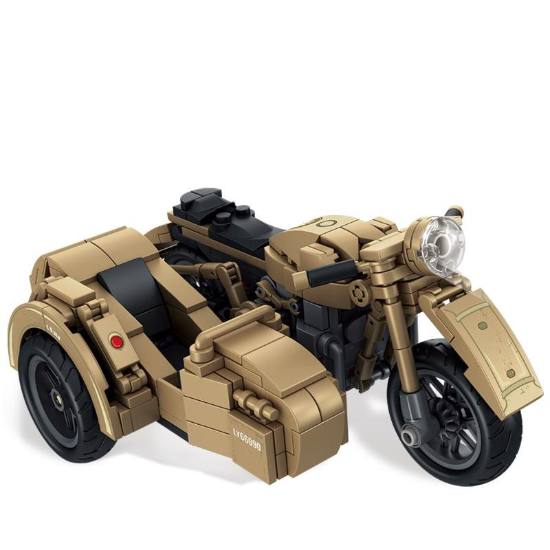 Linyi toy R-75 gepanzertes Transportfahrzeug, Motorrad mit Seitenwagen, Armee Krieg - Bild 2