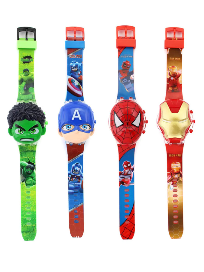 Marvel Digitaluhr, Kunststoff, Kinder, Bunt - Bild 3