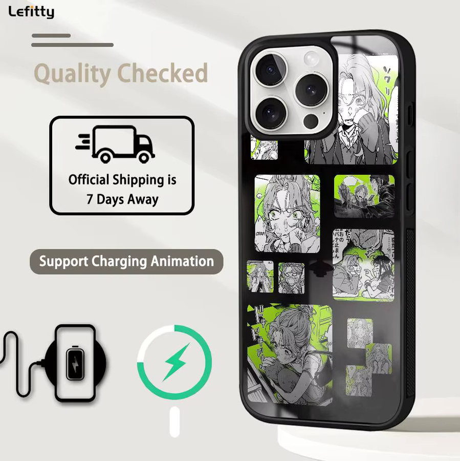 A-Aya Oosawa Koga Mitsuki Handyhülle für Apple iPhone 16 15 14 13 12 11 Pro Max Plus Mini mit MagSafe Magnetisch Multicolor - Bild 2