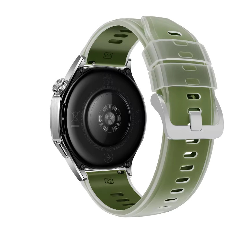 jansin Uhrenarmband Silikon, Weiß, Unisex - Bild 4