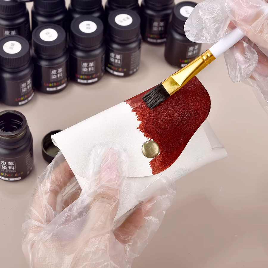 Lederfarbstoff in Multicolour für handgefertigte Lederwaren und Schnitzmaterial, 30 ml - Bild 2