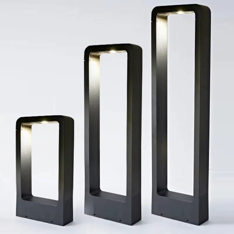 TRAZOS LED Gartenstrahler Modern Aluminium Schwarz IP54 Outdoor Landschaftsscheinwerfer 6W Warmweiß Höhe: 80 cm - Bild 5