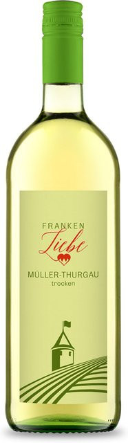 Laurenziuskelter Franken Müller-Thurgau QbA trocken Weißwein 1 l - Bild 1