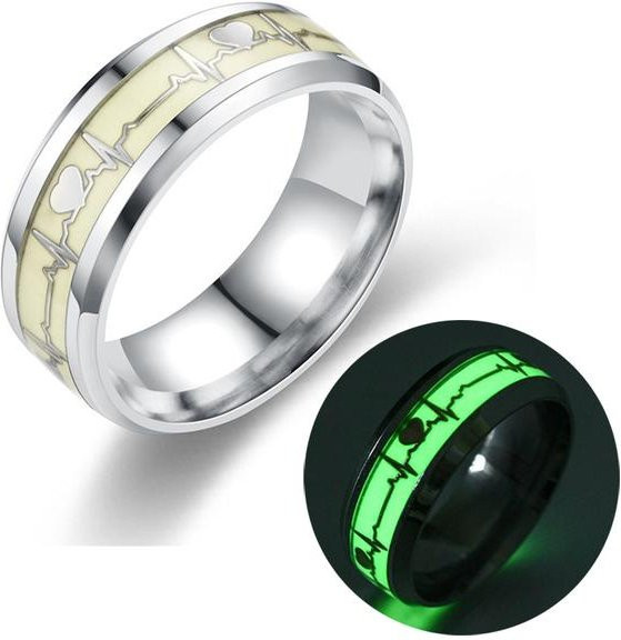 YIRAN Jewelry Ringe Edelstahl, Schwarz, Unisex - Bild 1