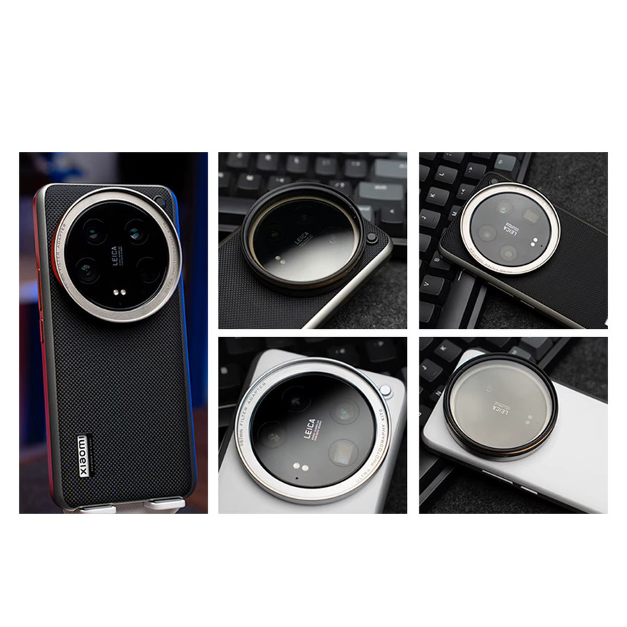 Fotorgear Professional Photography Kit für Xiaomi 14 Ultra in Schwarz mit Objektivdeckel, 67 mm Filter-Adapterring und T-Mount/17 mm Objektiv-Adapterring - Bild 3