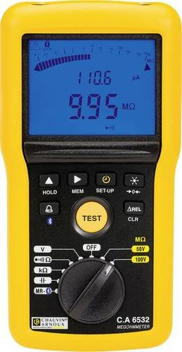Chauvin Arnoux C.A 6532 Isolationsmessgerät in Gelb mit 50 V, 100 V und 20 GΩ - Bild 1