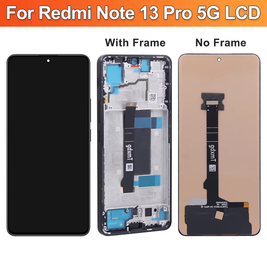 Xiaomi Redmi Note 13 Pro 5G LCD-Display Ersatz mit Digitalem Touchscreen-Modul in Schwarz - Bild 4