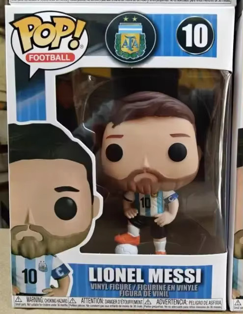 Funko Pop Football Star Lionel Messi 10, Vinyl-Figurensammlung, Einzelfigur, nicht für Kinder unter 3 Jahren - Bild 3