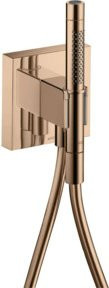 Hansgrohe Axor Starck Organic Duschsystem mit Stabhandbrause und 2 Strahlarten in Gold - Bild 1