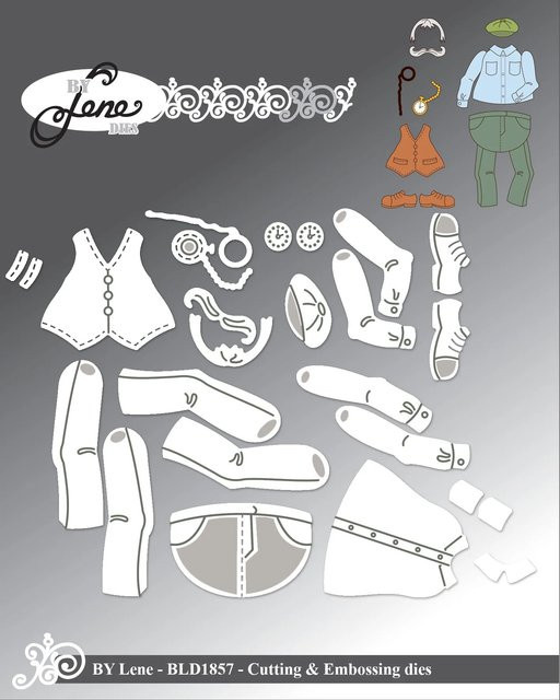 Stempel und Stanzformen für Scrapbook und DIY-Grußkarten, Multicolor, Metall - Bild 1