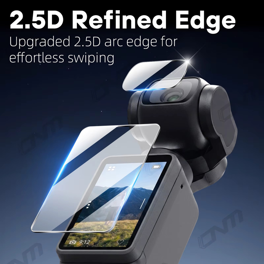 DJI Osmo Pocket 4 Displayschutzfilm aus 9H gehärtetem Glas, transparent - Bild 2