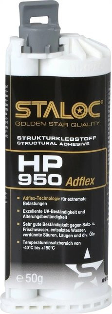 Staloc Strukturklebstoff HP-950 Anthrazit 50 ml flexibel ohne Mischer - Bild 1