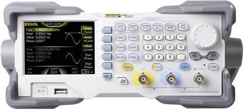 Rigol DG1022Z Funktionsgenerator in Grau, 2-Kanal, 1 µHz - 25MHz, netzbetrieben mit Sinus, Rechteck, Dreieck, Rauschen und Arbiträr-Funktion - Bild 1