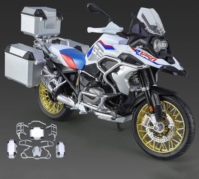 Linyi toy car R1250 Gs Adv Rennmotorrad, Modell, 1:9, mit Licht, ab 4 Jahren - Bild 1